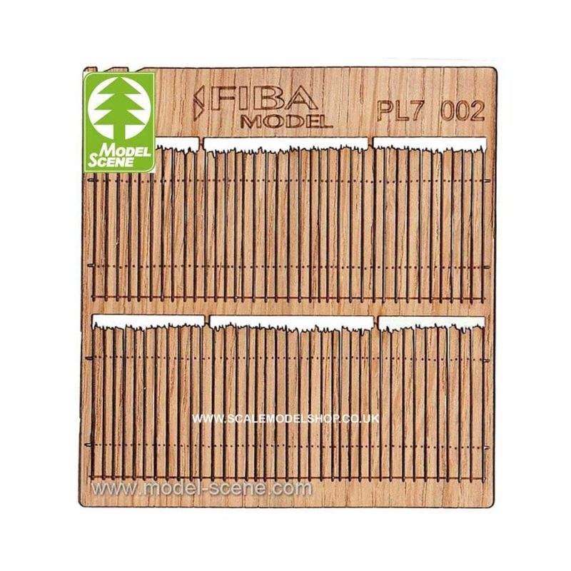 1/72 Wooden Fences - Rough Cut Cedar Privacy I. Model Scene PL7-002 1/72 Wooden Fences - Rough Cut Cedar Privacy I. Model Scene PL7-002