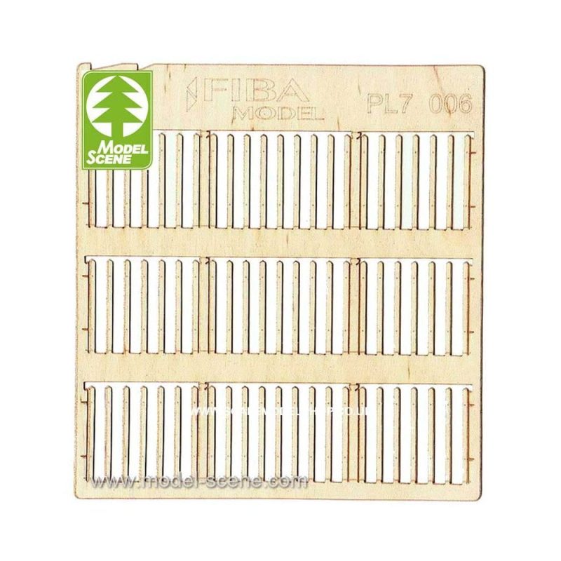 1/72 Wooden Fences - Picket - Narrow Plank Model Scene PL7-006 1/72 Wooden Fences - Picket - Narrow Plank Model Scene PL7-006