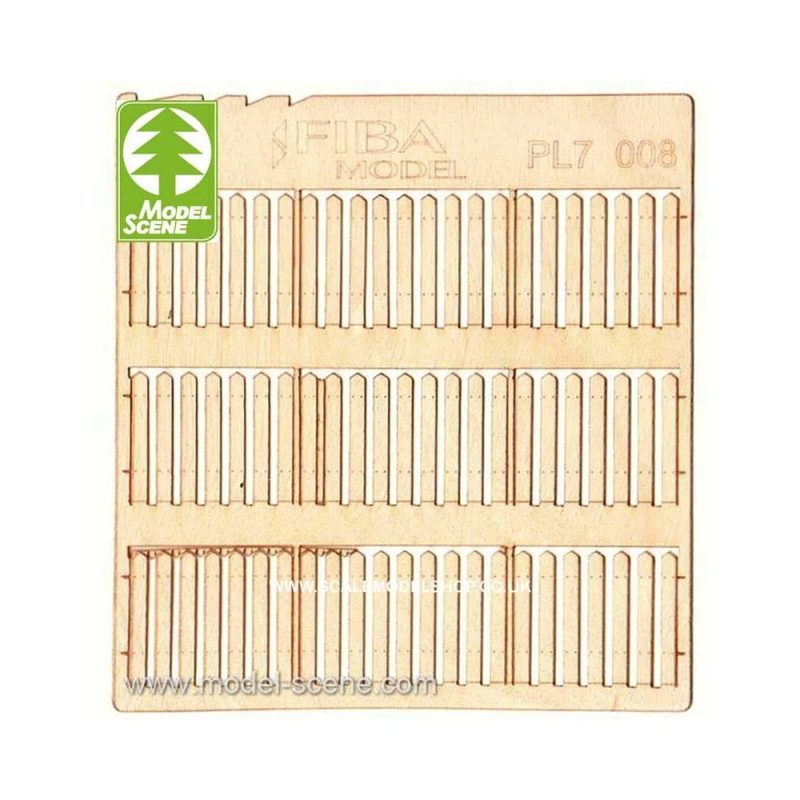 1/72 Wooden Fences - Stockade Boards - Wider Size Model Scene PL7-008 1/72 Wooden Fences - Stockade Boards - Wider Size Model Scene PL7-008