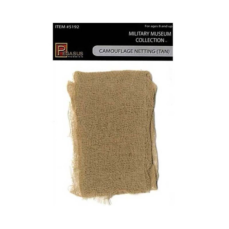 28mm Camouflage Netting (Tan) Pegasus Hobbies PG5192