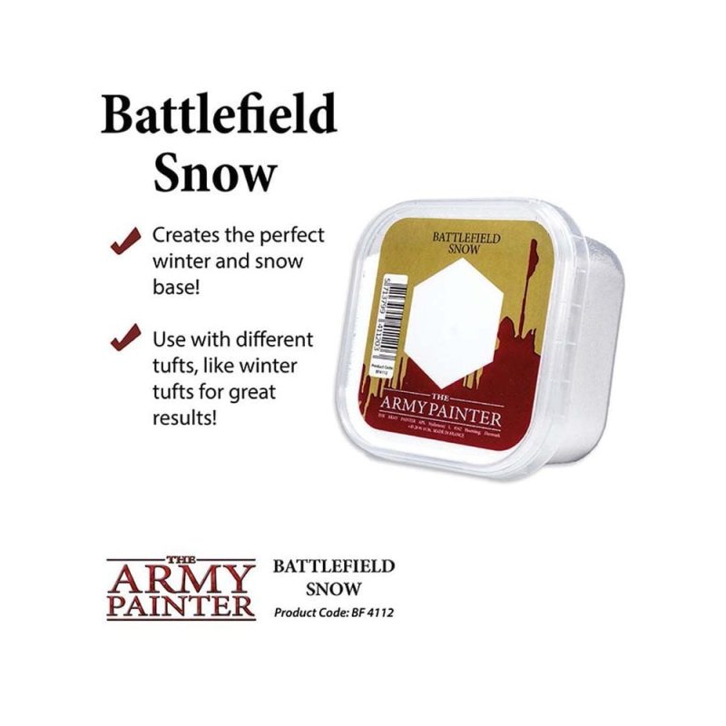 The Army Painter Battlefields: Basing Snow BF4112 The Army Painter Battlefields: Basing Snow BF4112