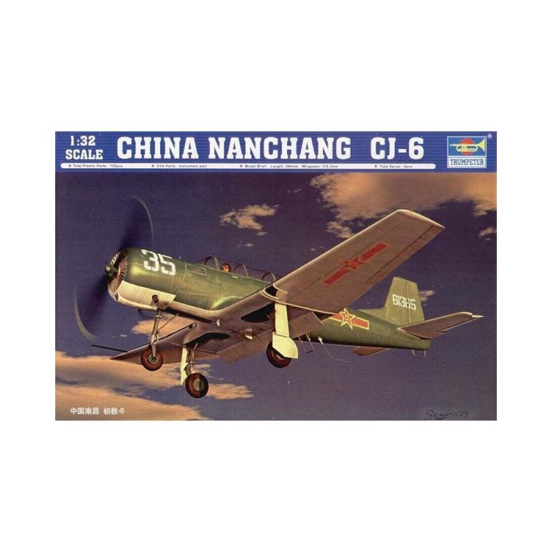 1/32 China Nanchang CJ-6 Trumpeter 02240 1/32 China Nanchang CJ-6 Trumpeter 02240