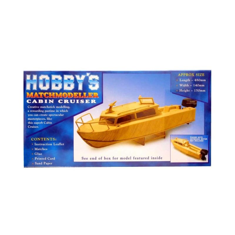 Matchbuilder Cabin Cruiser (Matchstick Kit) Matchbuilder Cabin Cruiser (Matchstick Kit)
