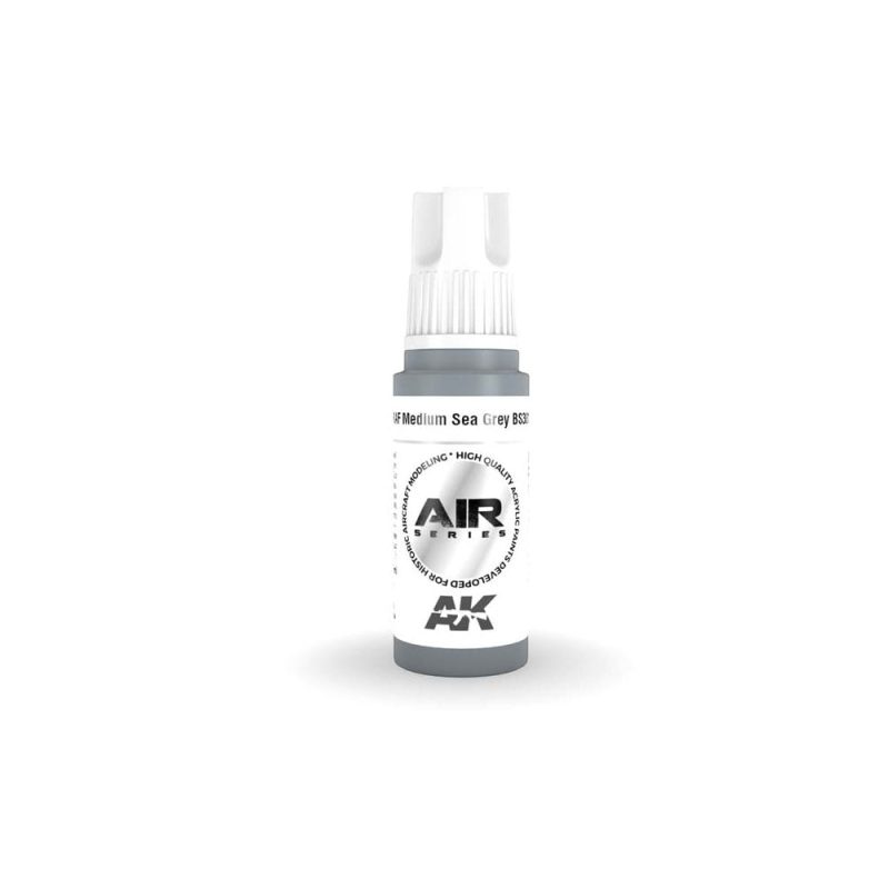 AK Interactive RAF Medium Sea Grey BS381C/637 3rd Gen Aircraft Series (17ml) AK-11843 AK Interactive RAF Medium Sea Grey BS381C/637 3rd Gen Aircraft Series (17ml) AK-11843