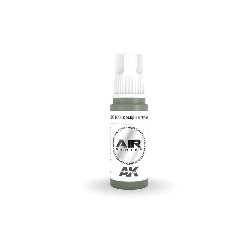 AK Interactive RAF Cockpit Grey-Green 3rd Gen Aircraft Series (17ml) AK-11847 AK Interactive RAF Cockpit Grey-Green 3rd Gen Aircraft Series (17ml) AK-11847