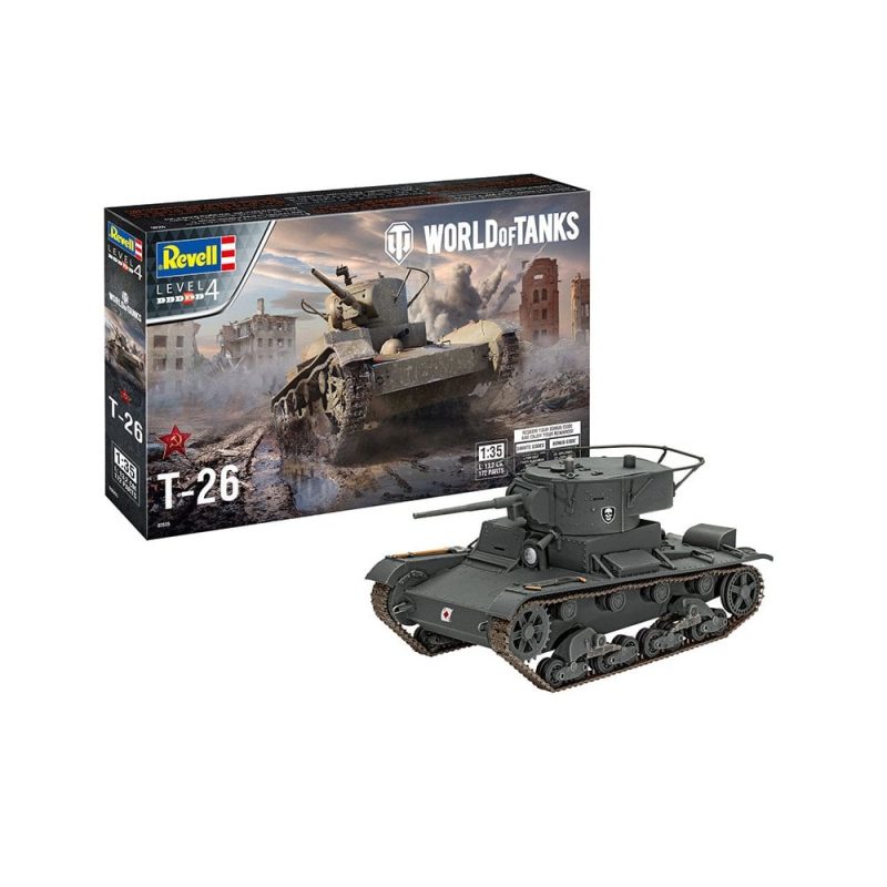 Revell T-26 "World of Tanks" (1/35) 03505 Revell T-26 "World of Tanks" (1/35) 03505