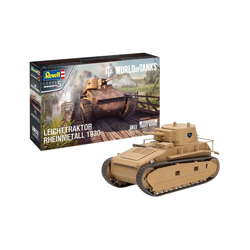 Revell Leichttraktor Rheinmetall 1930 "World of Tanks" (1/35) 03506 Revell Leichttraktor Rheinmetall 1930 "World of Tanks" (1/35) 03506