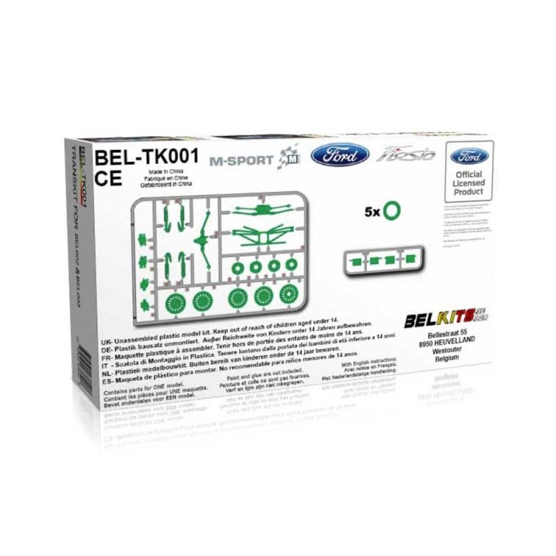1/24 Ford Fiesta Gravel Rally Conversion Set Bellkits TK001