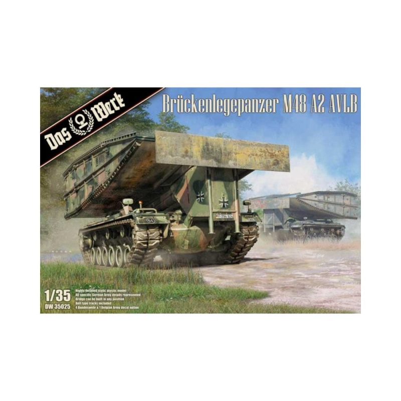 Das Werk Bruckenlegepanzer M48 A2 AVLB (1/35) DW35025 Das Werk Bruckenlegepanzer M48 A2 AVLB (1/35) DW35025