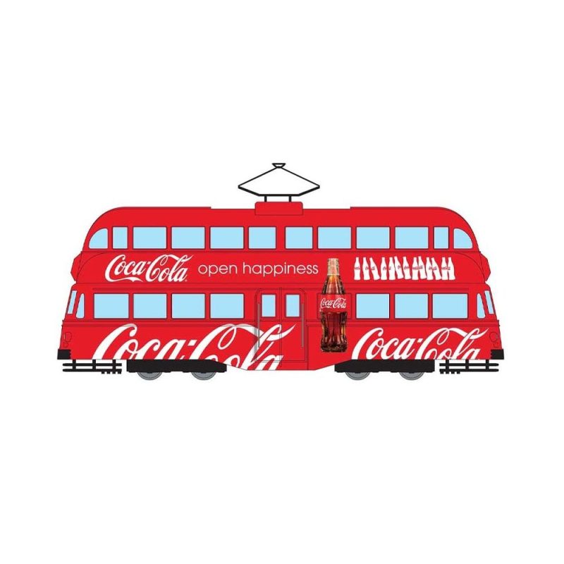 Corgi Coca-Cola Double Decker Tram (1/76) CC43515