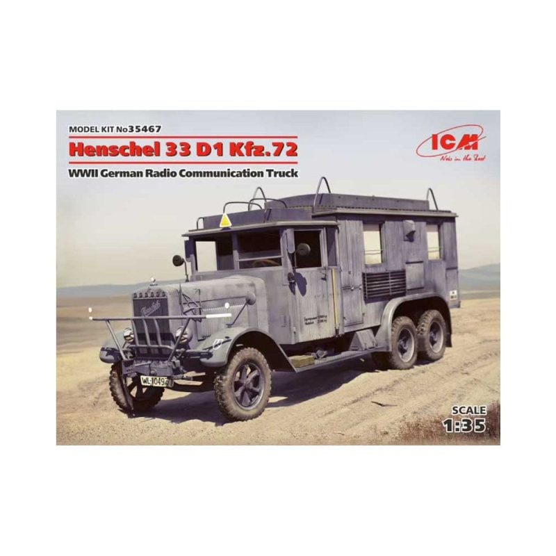 1/32 Henschel 33 D1 Kfz.72 ICM 35467 1/32 Henschel 33 D1 Kfz.72 ICM 35467