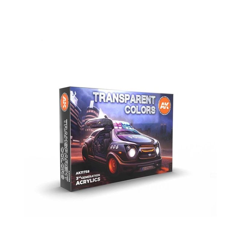 AK Interactive Transparent Colors Set 3G AK-11758 AK Interactive Transparent Colors Set 3G AK-11758