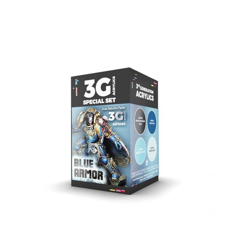 AK Interactive Wargame Set Blue Armor AK-1063 AK Interactive Wargame Set Blue Armor AK-1063