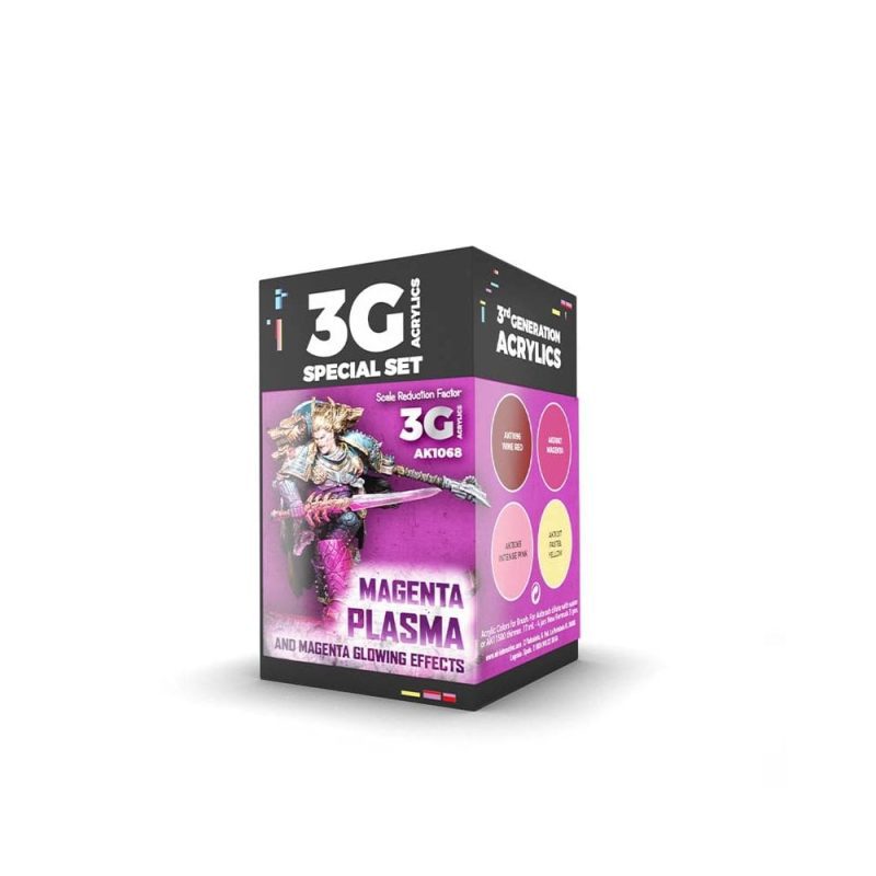 AK Interactive Wargame Color Set Magenta Plasma Effect AK-1068 AK Interactive Wargame Color Set Magenta Plasma Effect AK-1068