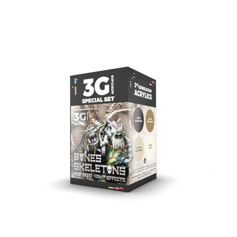 AK Interactive Wargame Color Set Bones And Skeletons AK-1069 AK Interactive Wargame Color Set Bones And Skeletons AK-1069