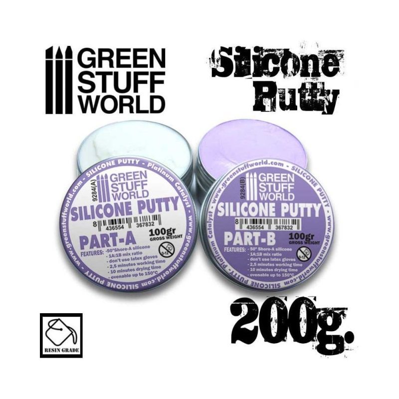 Green Stuff World - Violet Silicone Putty (200g) Green Stuff World - Violet Silicone Putty (200g)