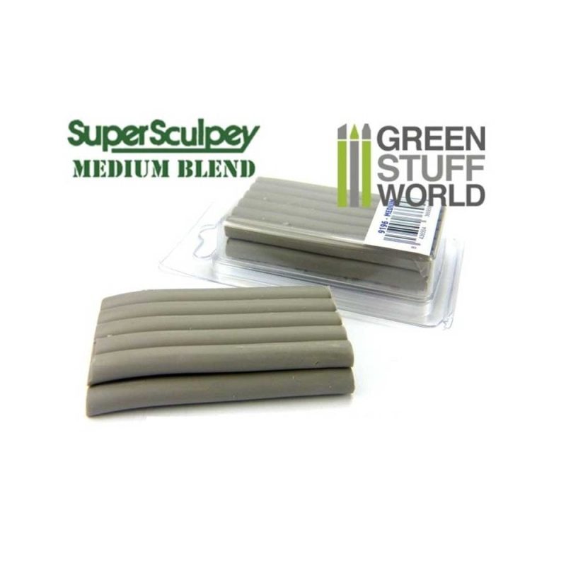 Green Stuff World - Super Sculpey Medium Blend (55g) Green Stuff World - Super Sculpey Medium Blend (55g)