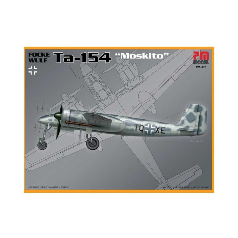 1/72 Focke Wulf Ta-154 Moskito PM Model 307 1/72 Focke Wulf Ta-154 Moskito PM Model 307