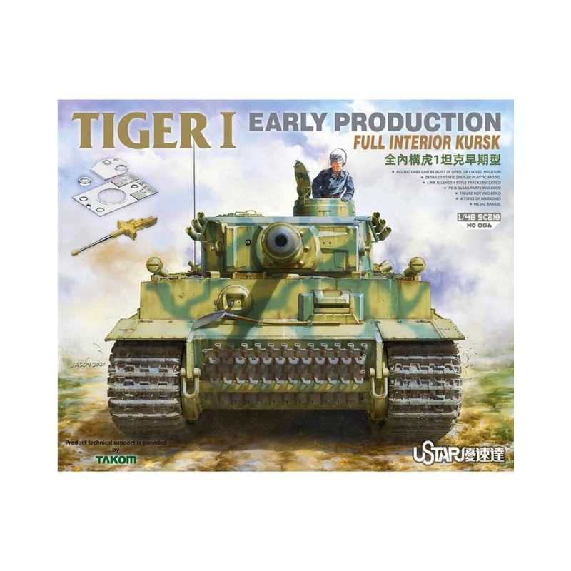 1/48 Tiger I Early Production full interior Kursk