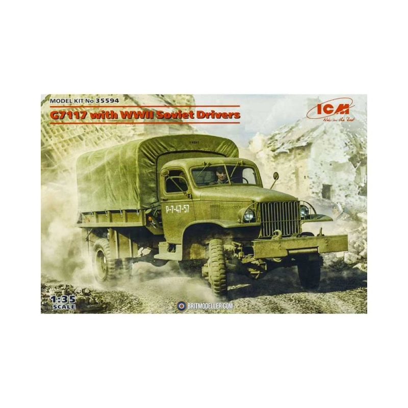 1/35 G7117 with WWII Soviet Drivers ICM 35594