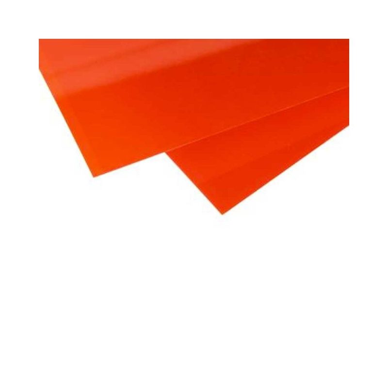 Evergreen Transparent Red Sheet (.010") (2pk) EG9901