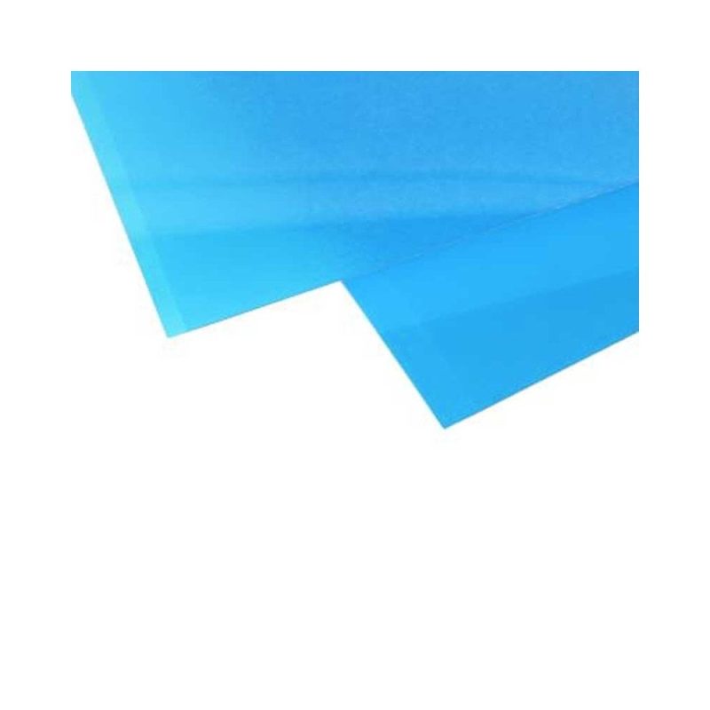 Evergreen Transparent Blue Sheet (.010") (2pk) EG9902