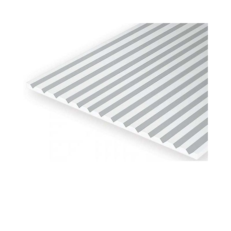 Evergreen White V Groove Siding Sheet (.040") EG4100