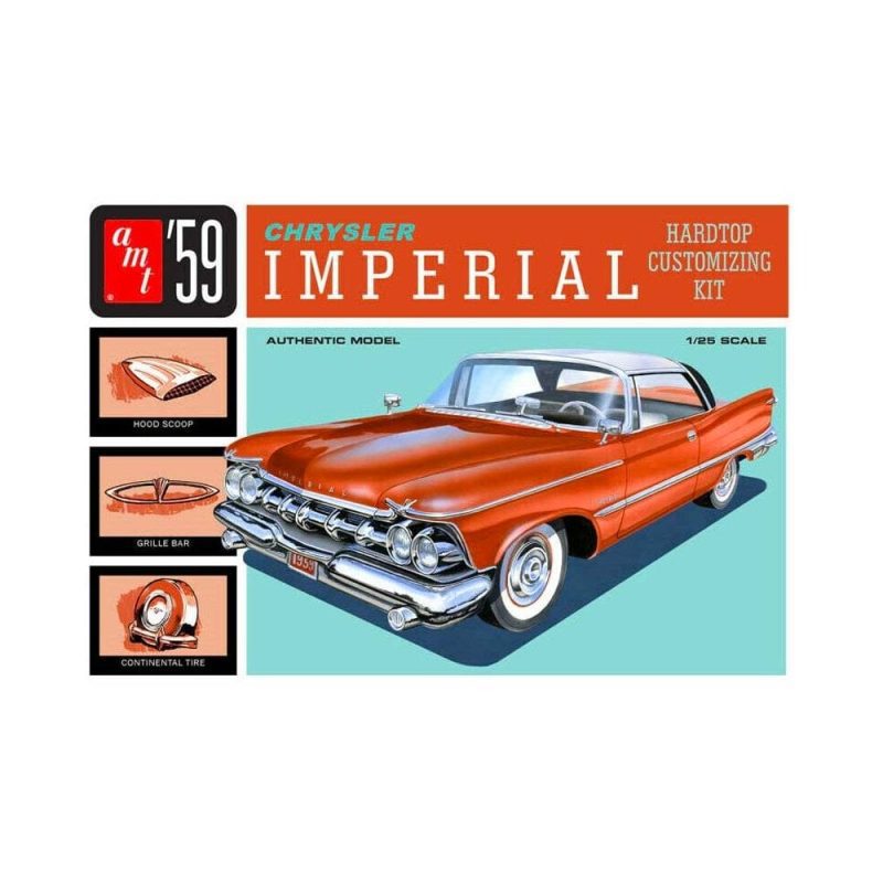 1/25 1959 Chrysler Imperial Hardtop AMT 1136