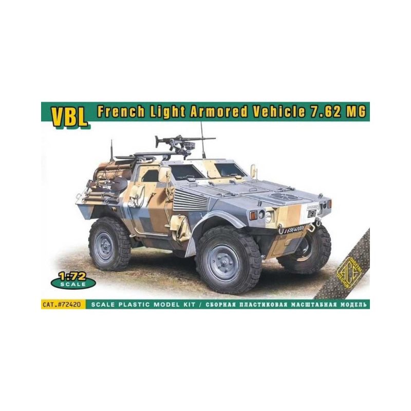 1/72 VBL French Light Armored vehicle) short ch. 7.62 MG ACE Models 72420 1/72 VBL French Light Armored vehicle) short ch. 7.62 MG ACE Models 72420