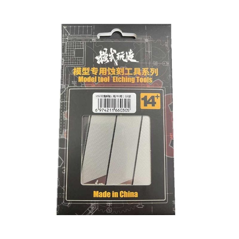 Stainless Steel File Set For Plastics Parts MSWZ 030