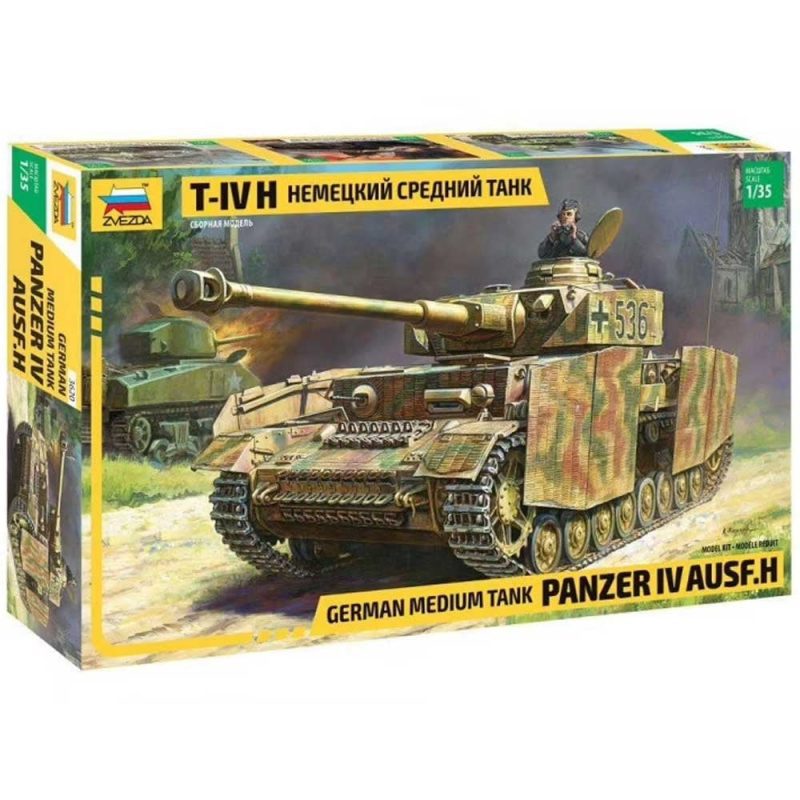 Zvezda German Medium Tank Panzer IV - Ausf. H (1/35) 3620 Zvezda German Medium Tank Panzer IV - Ausf. H (1/35) 3620