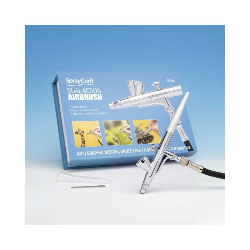 Dual-Action Airbrush Spraycraft SP25K