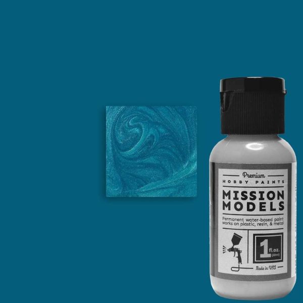 Mission Models Iridescent Turquoise (30ml / 1oz) MMP-161 Mission Models Iridescent Turquoise (30ml / 1oz) MMP-161