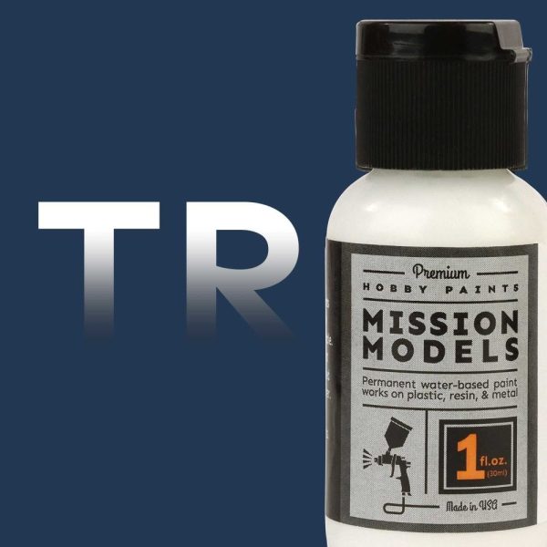 Mission Models Transparent Blue (30ml / 1oz) MMP-168 Mission Models Transparent Blue (30ml / 1oz) MMP-168