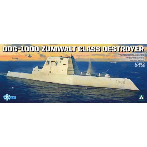1/350 DDG-1000 Zumwalt Class Destroyer Takom SP6001 1/350 DDG-1000 Zumwalt Class Destroyer Takom SP6001