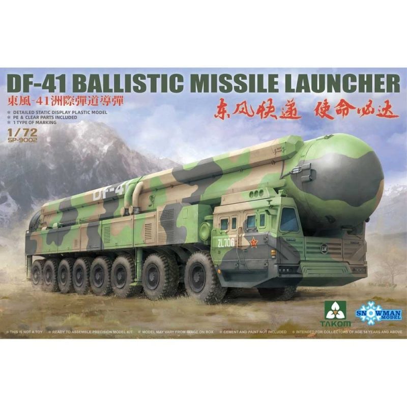Takom DF-41 Ballistic Missile Launcher (1/72) SP9002 Takom DF-41 Ballistic Missile Launcher (1/72) SP9002