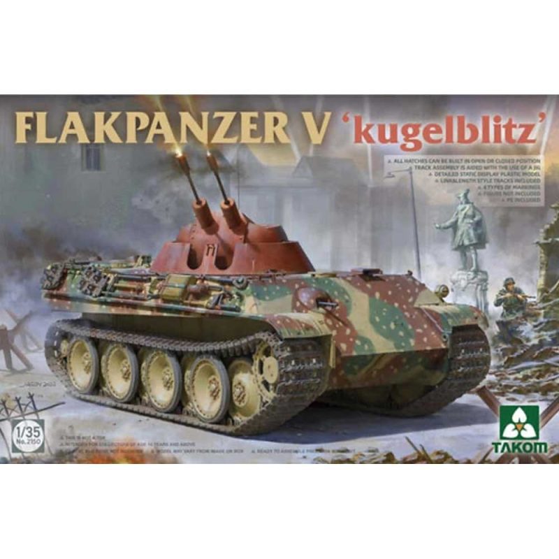 1/35 Flakpanzer V Kugelblitz (ficticious) Takom 02150 1/35 Flakpanzer V Kugelblitz (ficticious) Takom 02150