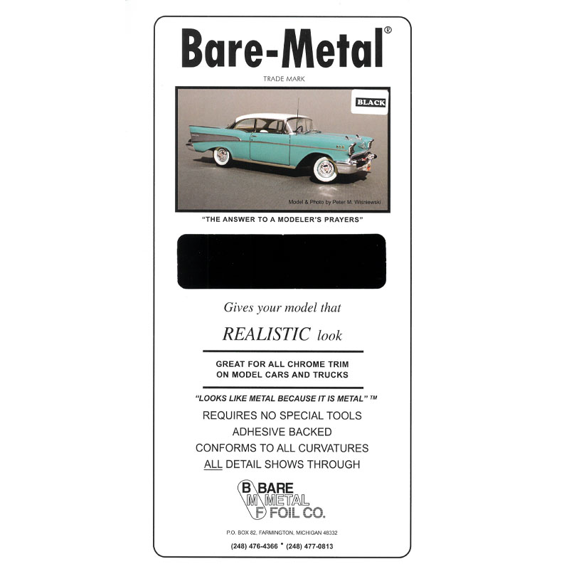 Bare Metal Black Foil (300x160mm) BMF07