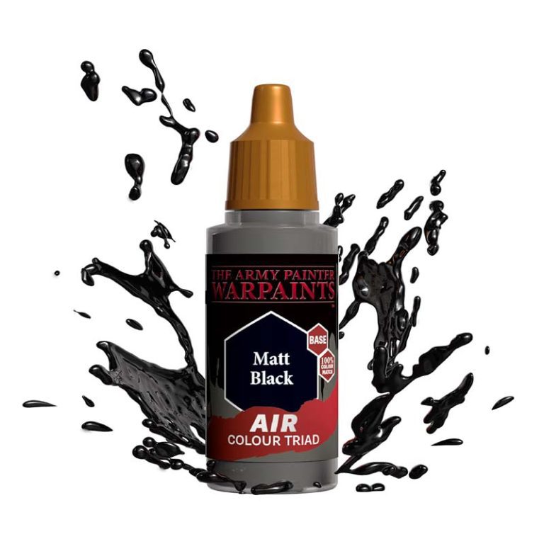 The Army Painter Warpaints Air: Matt Black AW1101P