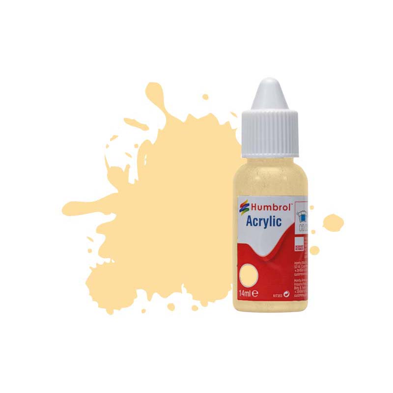 Humbrol Acrylic No 148 Radome Tan Matt (14ml) DB0148