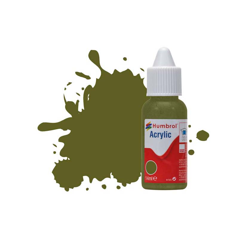 Humbrol Acrylic No 150 Forest Green Matt (14ml) DB0150