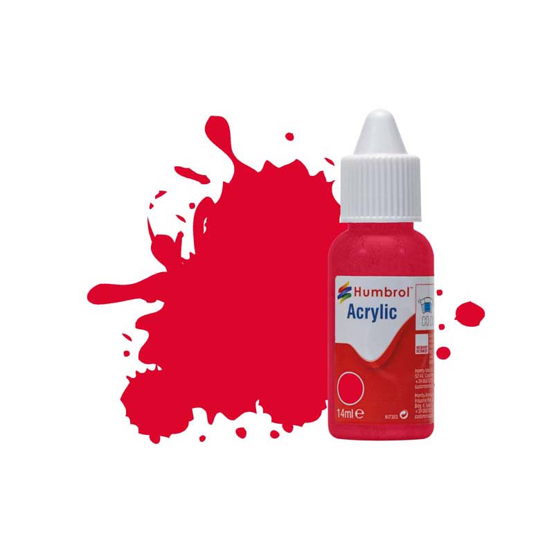 Humbrol Acrylic No.238 Red Arrow Gloss (14ml) DB0238