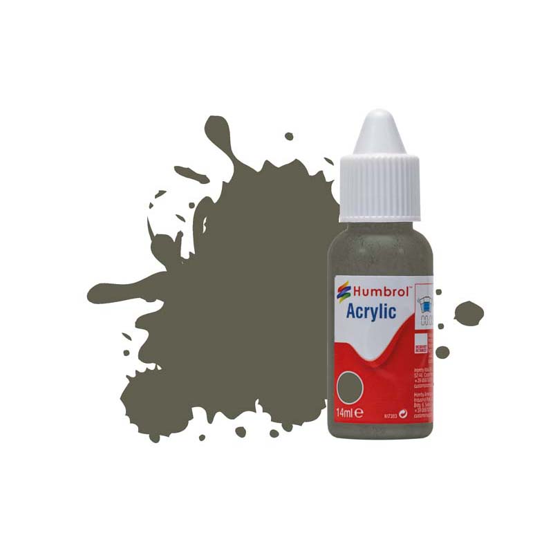 Humbrol Acrylic No.241 RLM70 Schwartzgrun Matt (14ml) DB0241