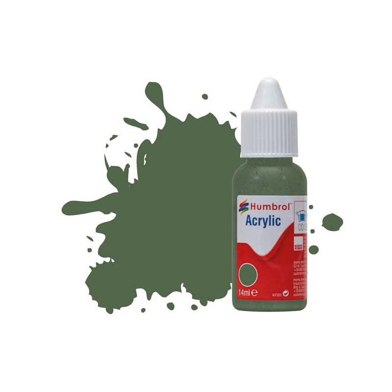 Humbrol Acrylic No.252 RLM82 Olivgrun Matt (14ml) DB0252
