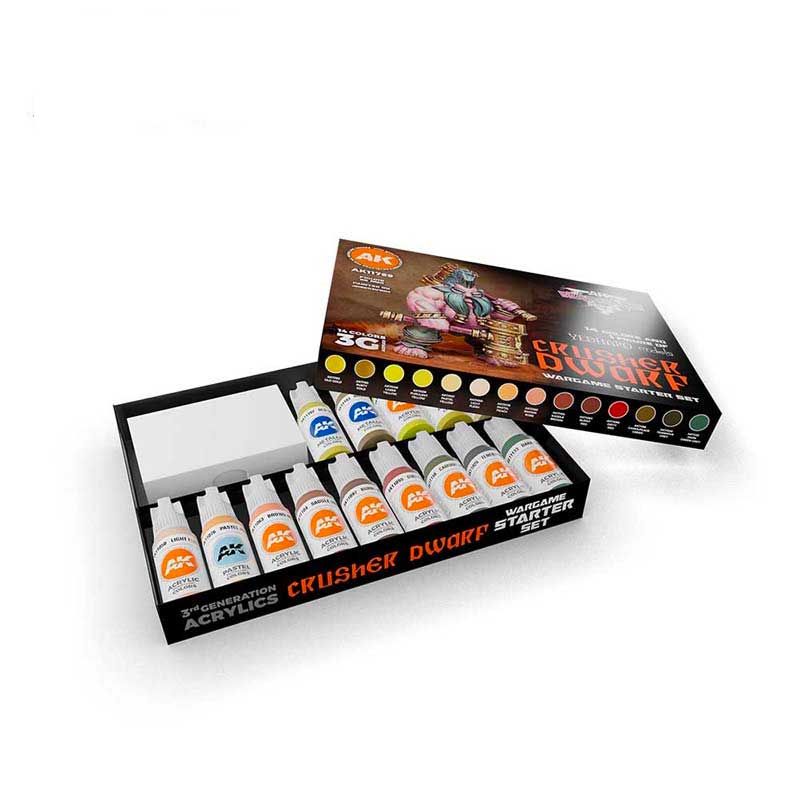 AK Interactive Wargame Starter Set - Crusher Dwarf AK-11769 AK Interactive Wargame Starter Set - Crusher Dwarf AK-11769