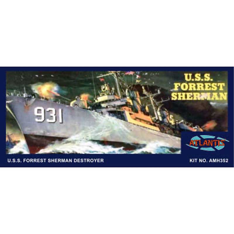 1/319 USS Forrest Sherman Destroyer CH352 Atlantis Models