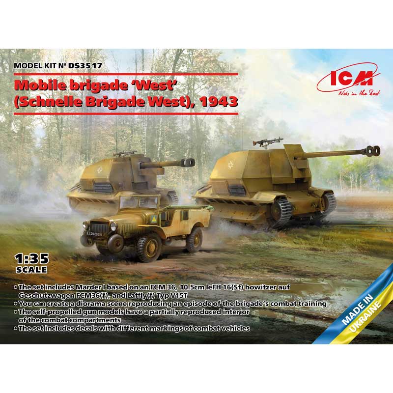 1/35 Mobile Brigade (Schnelle Brigade West), 1943 DS3517 ICM