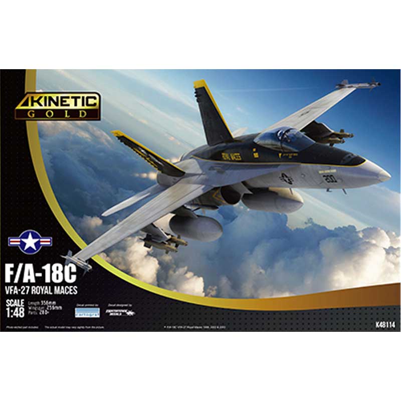1/48 McDonnell-Douglas F/A-18C Hornet VFA-27 K48114 Kinetic