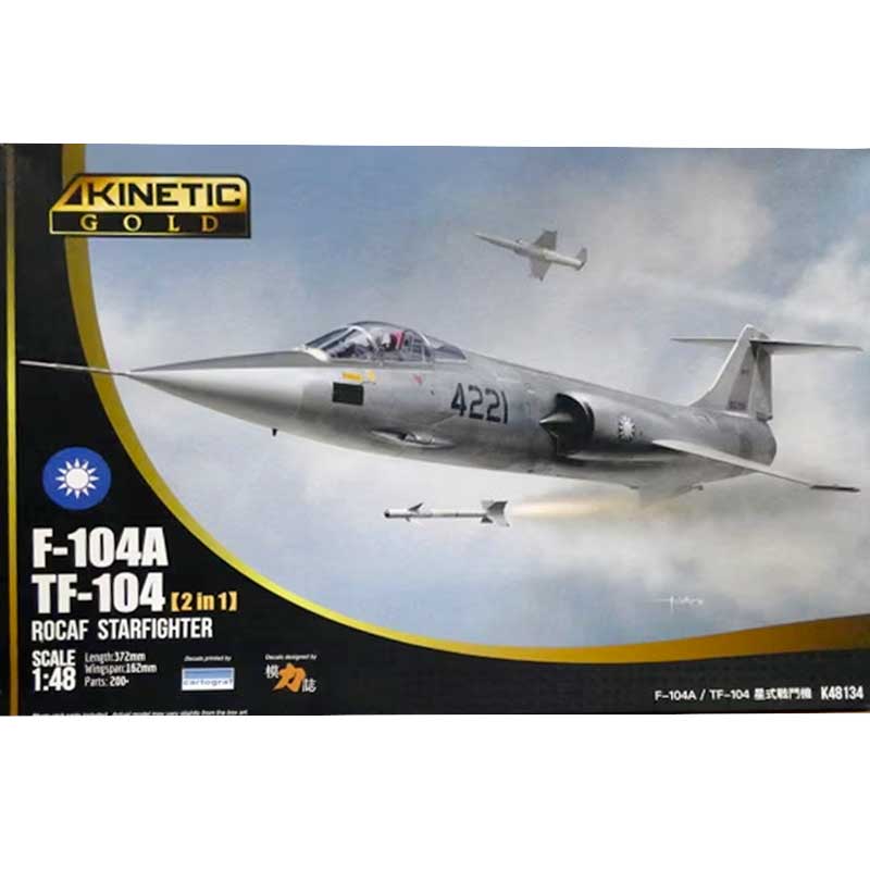 1/48 Lockheed F-104A/TF-104 STARFIGHTER Taiwan K48134 Kinetic