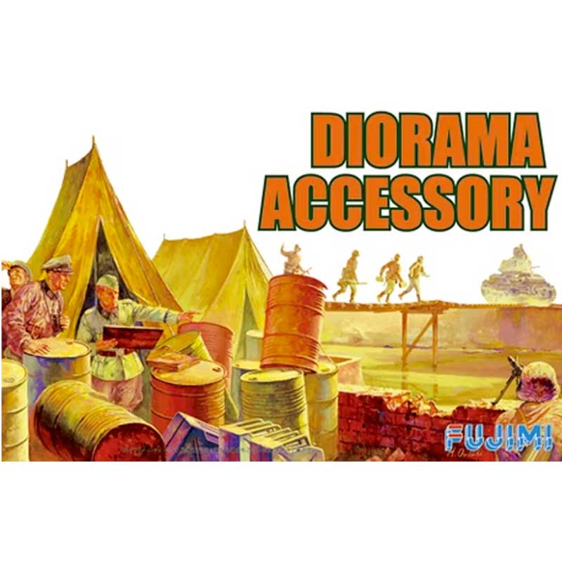 1/76 Diorama Accessory Set 76123 Fujimi